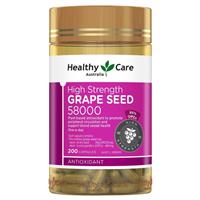 HC Healthy Care Grape Seed 58000 200 Capsules