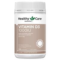 HC Healthy Care Vitamin D3 1000IU 250 softgel Capsules