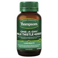 Thompson's One-a-day Milk Thistle 42000mg 60 Capsules ( EXP 2027.10 )