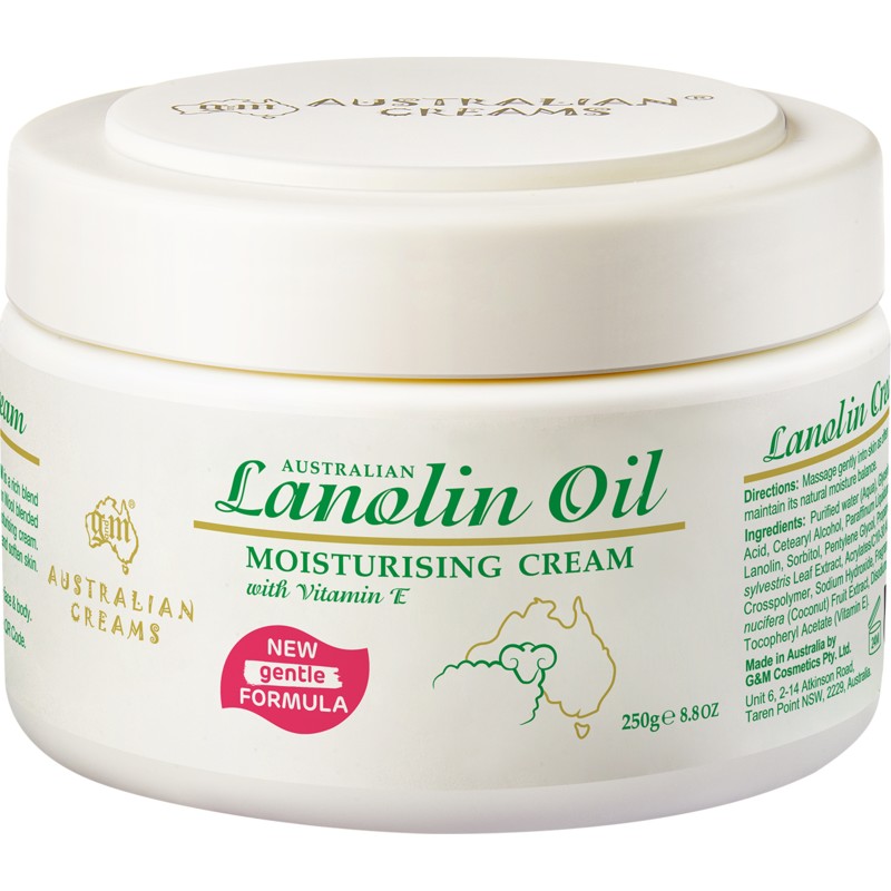 GM Australian Lanolin Oil Cream 250g 綿羊油保濕霜