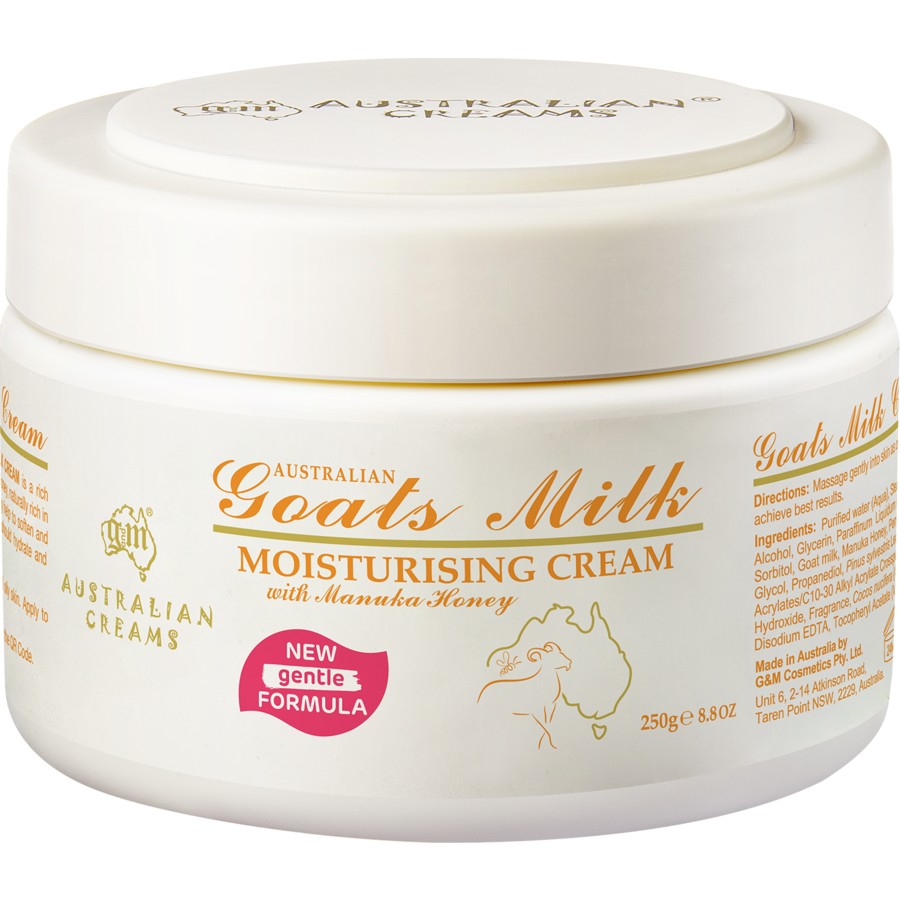 GM Australian Goats Milk with Manuka Honey Moisturising Cream - 250g