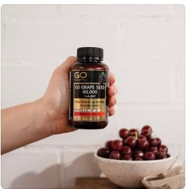 GO Healthy Grape Seed 60000mg 120 Vege Capsules