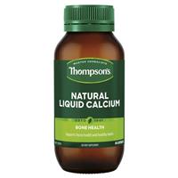 Thompson's Natural Liquid Calcium 60 Capsules New Formula