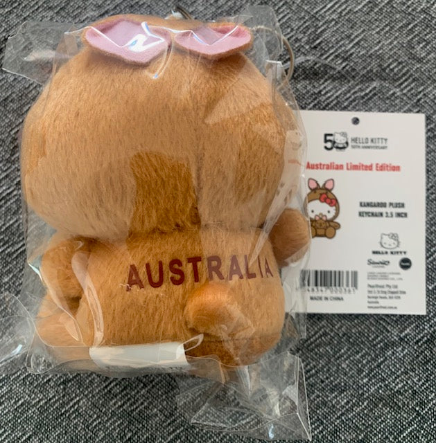 Anniversary 50th Australian Limited edition Hello Kitty Plush 3.5 inch Kangaroo
