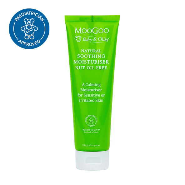 Moogoo Baby Soothing Moisturiser Nut Oil Free 120g (New Look)