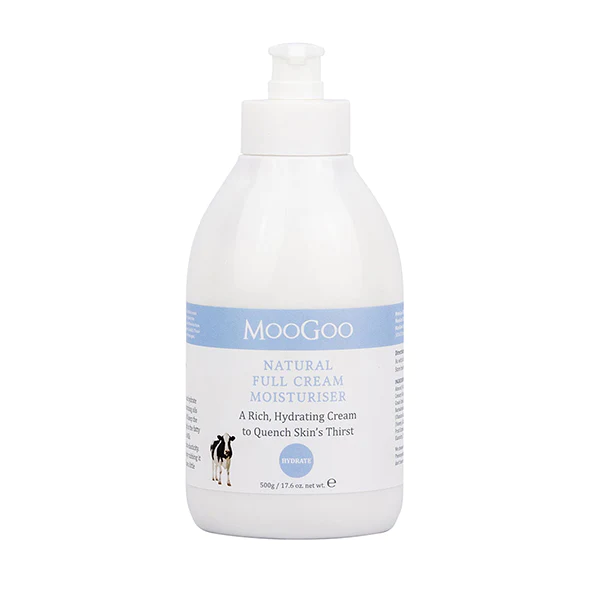 Moogoo Full Cream Moisturiser 500g (New Look)