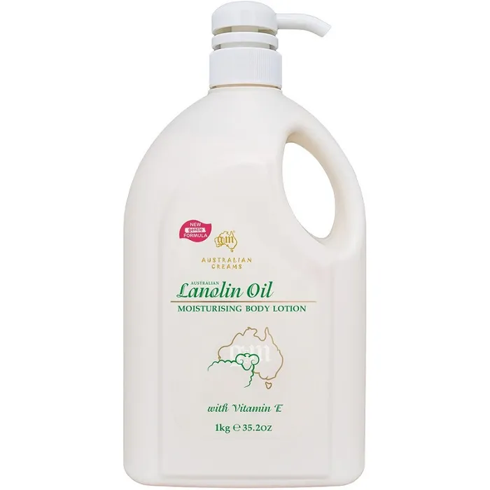 GM Australian Creams by G&M Cosmetics Lanolin Oil Moisturising Cream with Vitammin E 1kg