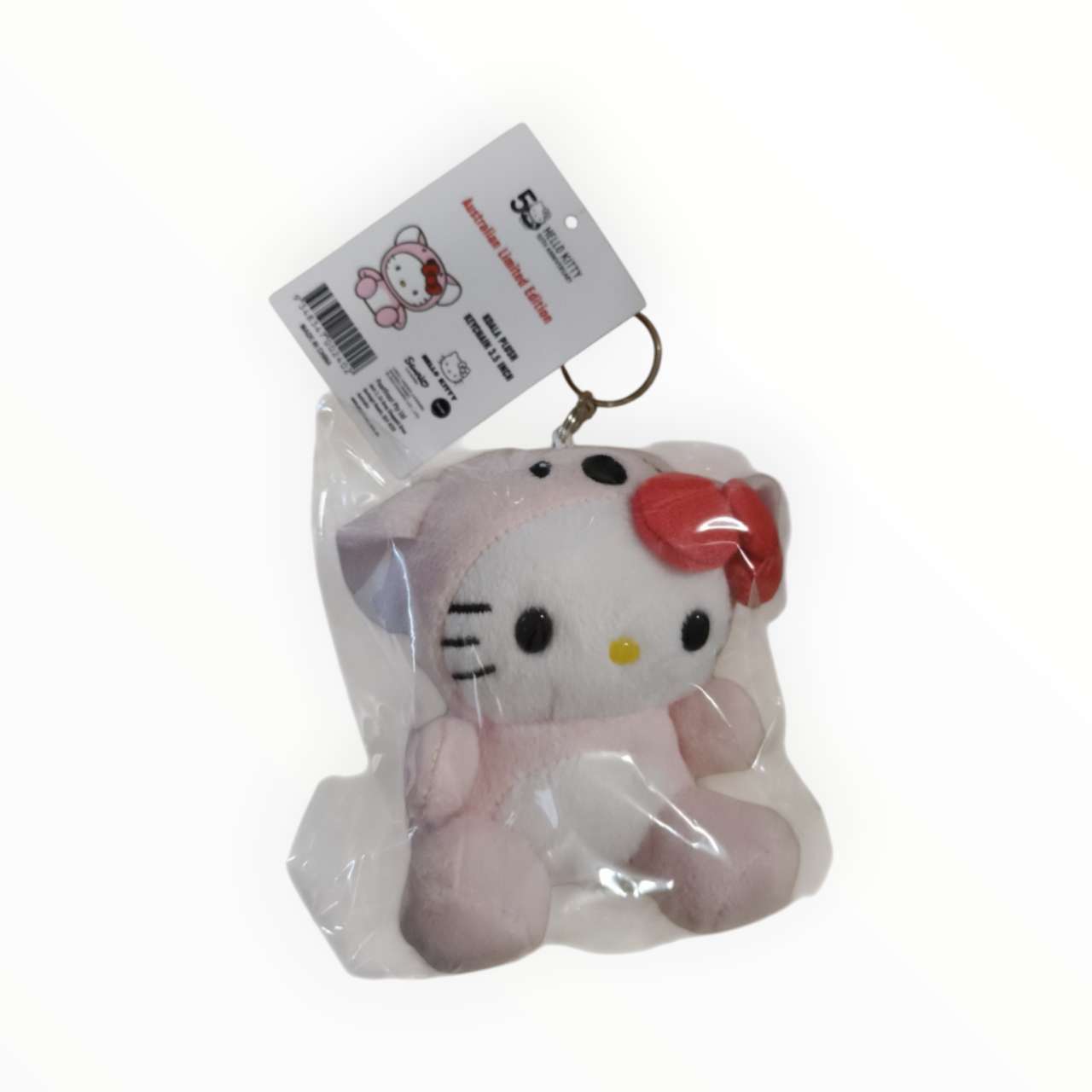 Anniversary 50th Australian Limited edition Hello Kitty Plush 3.5 inch Koala Pink