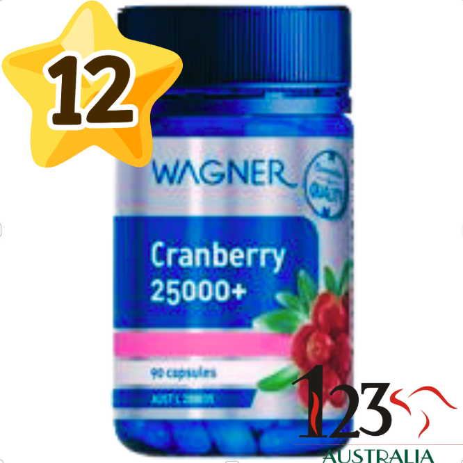 Wagner Cranberry 25000+ 90 Capsules