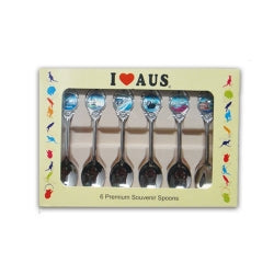Australian Souvenir Spoons 6pcs