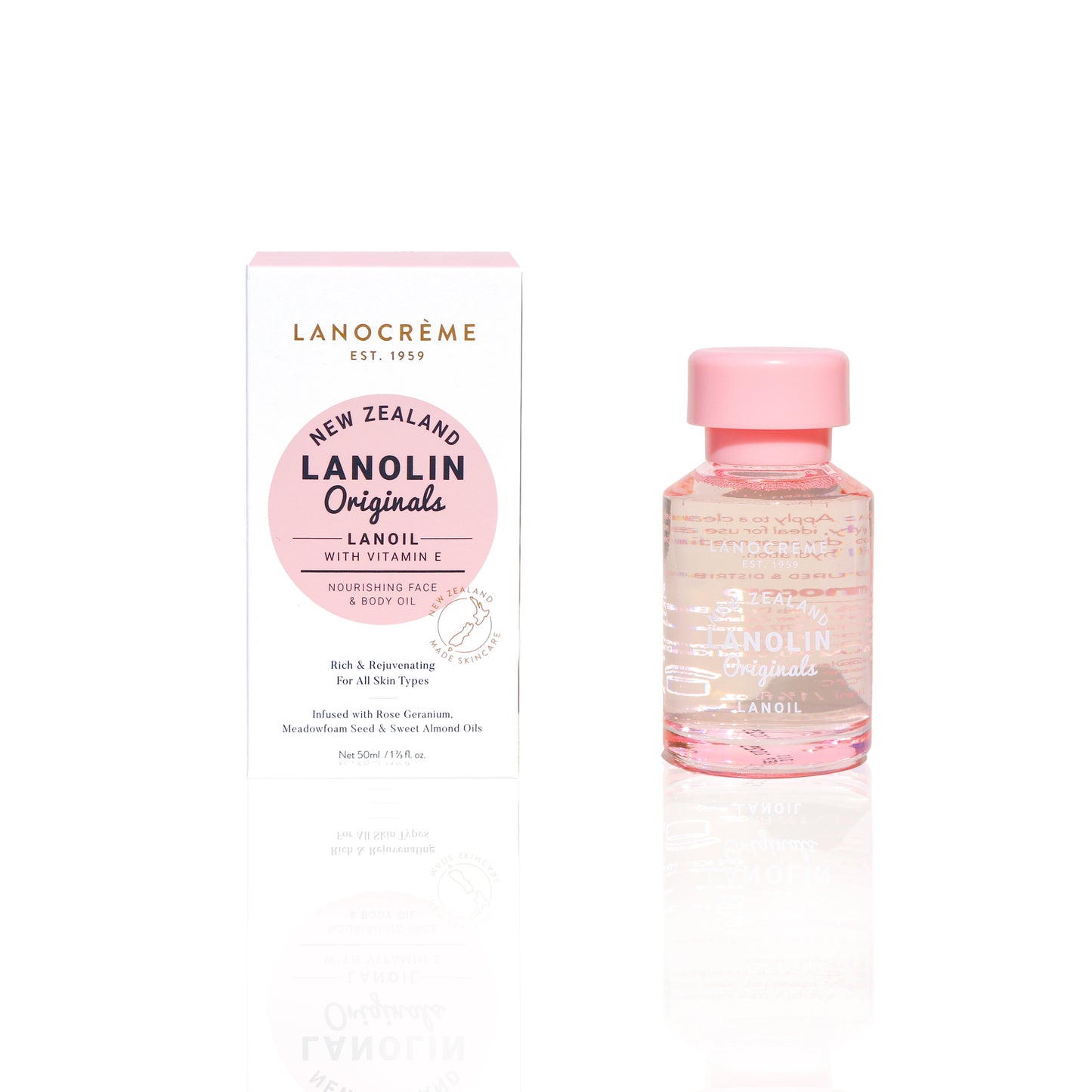 Lanocreme Lanolin Originals Lanoil with Vitamin E