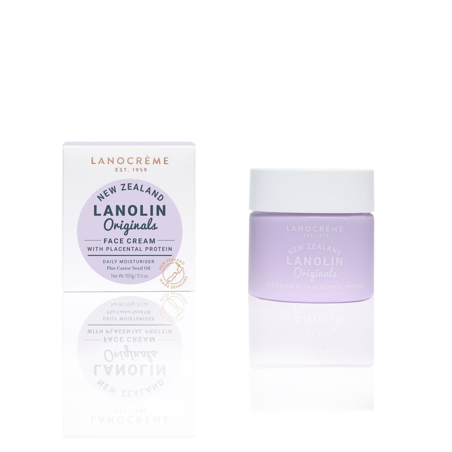 Lanocreme Lanolin Originals Face Cream with Placental Protein