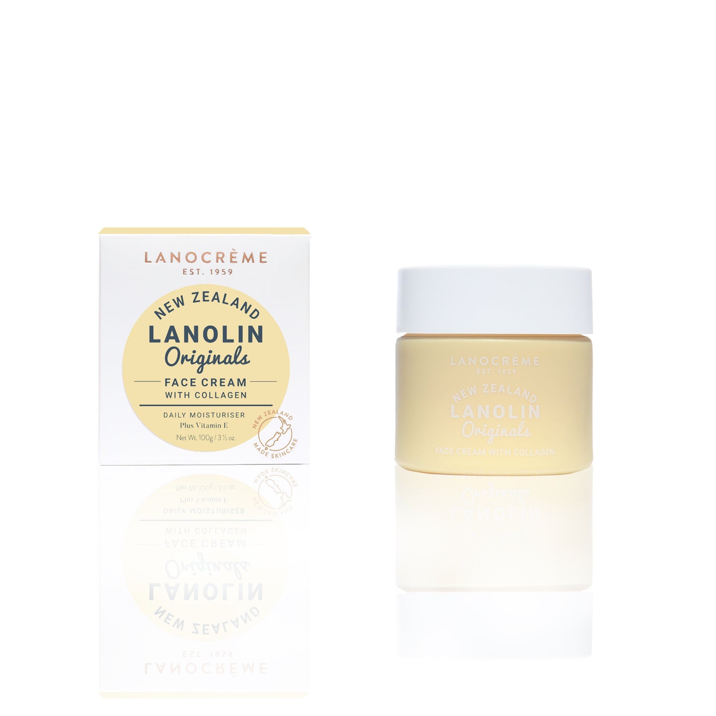 Lanocreme Lanolin Originals Face Cream with Collagen
