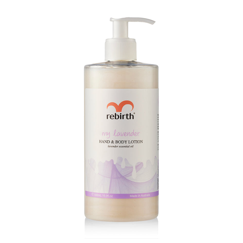 Sữa dưỡng thể và tay Rebirth My Lavender (RB96) 500ml