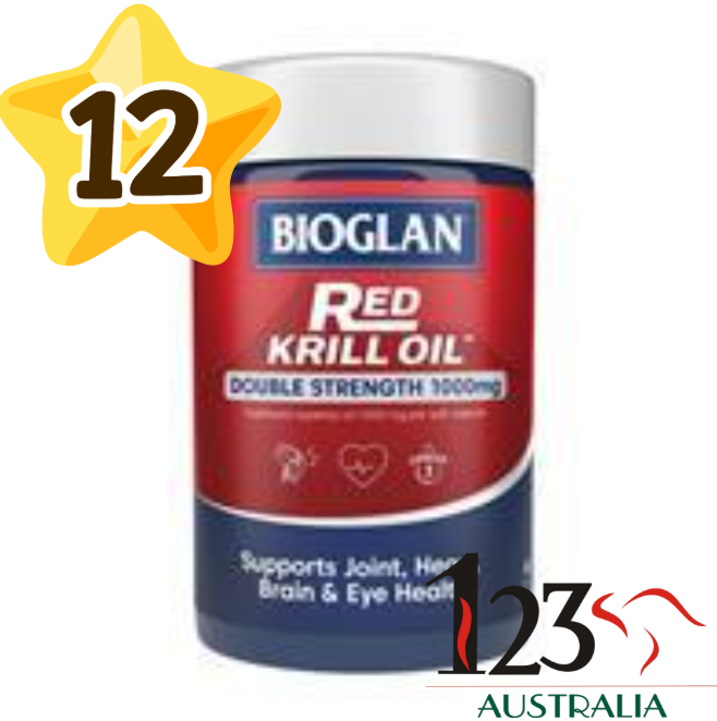 Bioglan Red Krill Oil 1000mg 60 Capsules