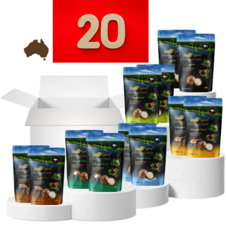 Flavour Discovery Pack Golden Crunch Macadamias *20 packs