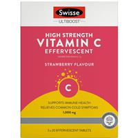 Swisse Vitamin C 60 Effervescent Tablets