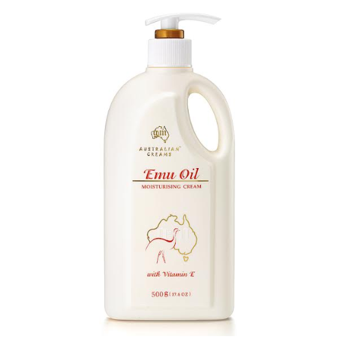 GM Australian Emu Oil Moisturising Cream with Vitamin E 500g 鴯鶓油保濕霜