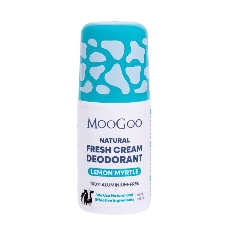 Moogoo Fresh Cream Deodorant - Lemon Myrtle 60ml (NEW IMAGE)