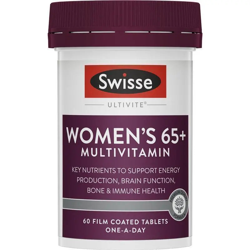 Swisse Womens Multivitamin 65+ 60 Tablets (Use by 05 2027)