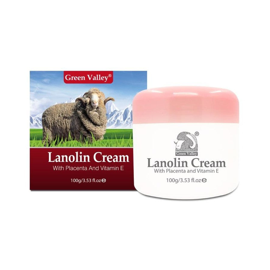 Green Valley Lanolin Cream With Plancenta and Vitamin E 100g