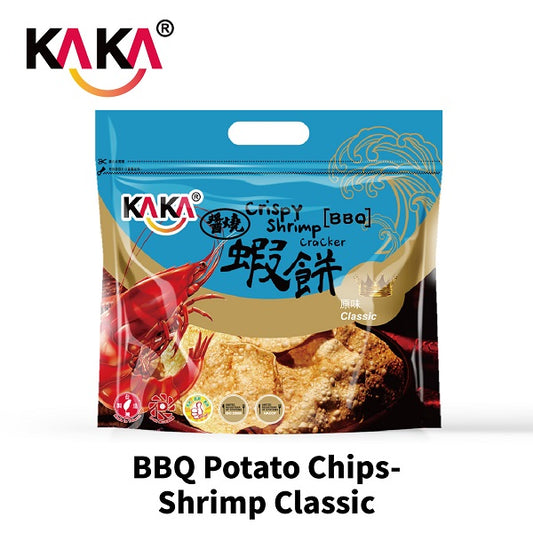 KAKA BBQ Shrimp Crackers - Classic Flavor 120g