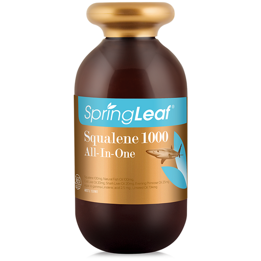 Spring Leaf Premium Squalene All in One 1000mg 365s