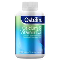 Ostelin Calcium & Vitamin D - D3 for Bone Health + Immune Support - 300 Tablets Exclusive Size