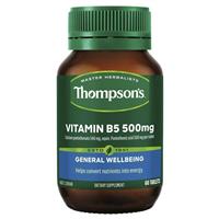 Thompson's B5 Pantothenic Acid 500mg 60 Tablets