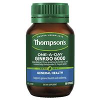 Thompson's One-A-Day Ginkgo 6000mg 60 Capsules