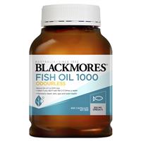 Blackmores 無臭魚油 1000mg Omega-3 400 粒 無腥味魚油