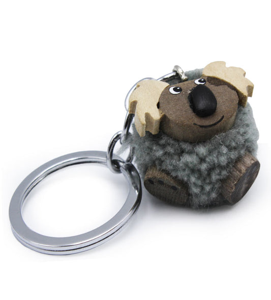 Australian Souvenir Mini Pom Pom Koala Keyring