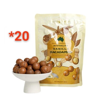 Nuts Family Australian Vanilla Macadamias 240g *20