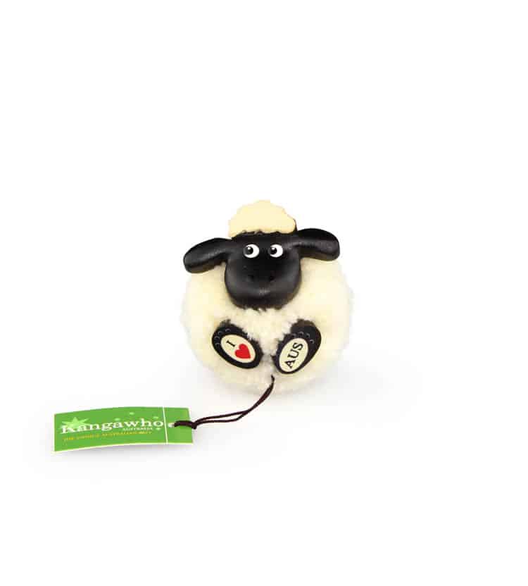 Australian Souvenir Magnet Pom Pom Sheep