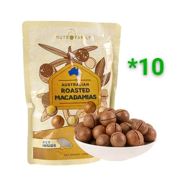 Nuts Family Australian Macadamias 240g Assorted *20