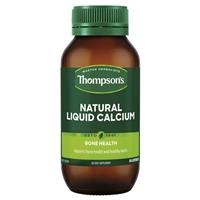 Thompson's Natural Liquid Calcium 60 Capsules New Formula