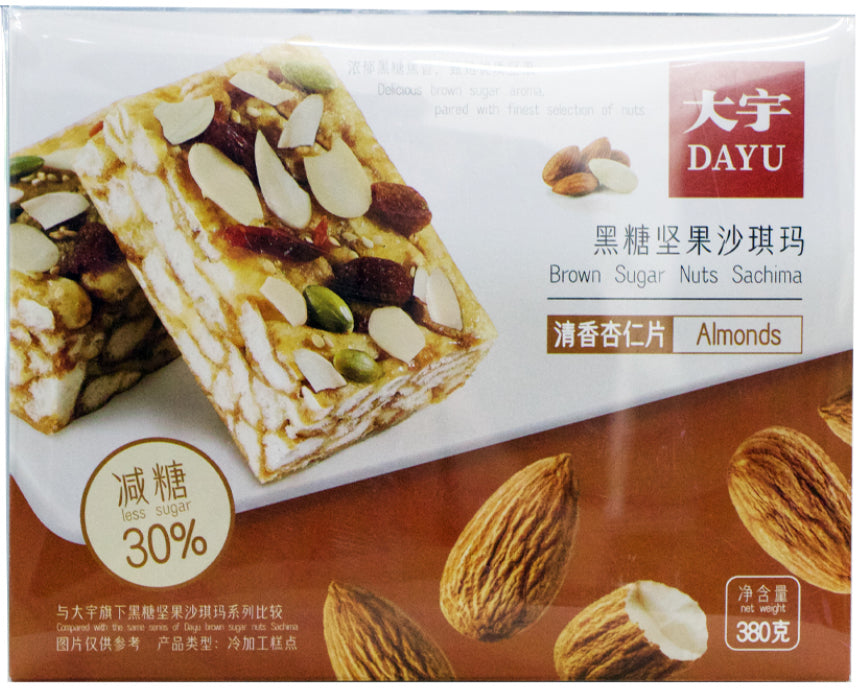 DAYU Brown Sugar Nuts Sachima Almonds 380g