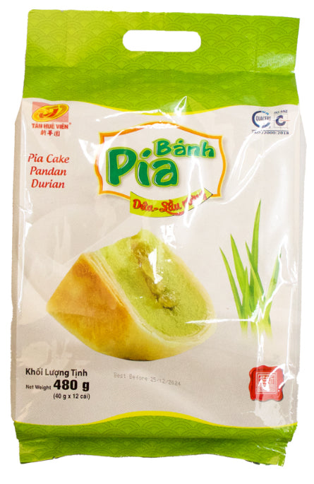 新華園 Tan Hue Vien Vegetarian Pia Cake Mung Bean-Durian 素食可