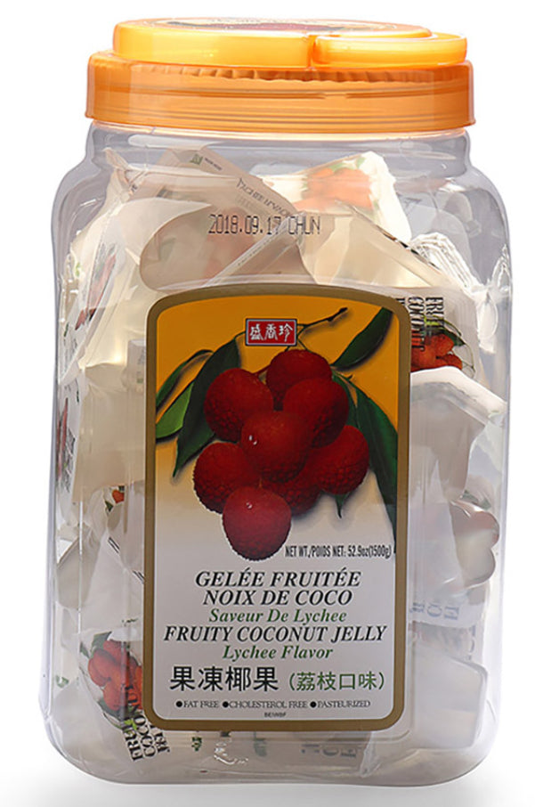 盛香珍 Fruity Coconut Jelly Lychee Flavor 1.5kg