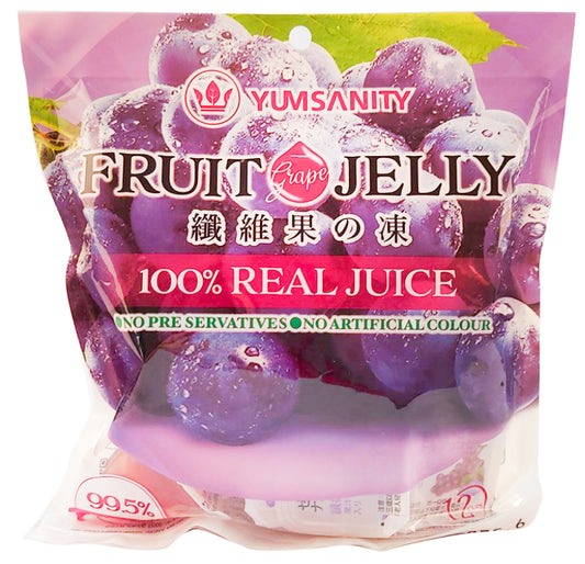 YUMSANITY FRUIT JELLY GRAPE 316G