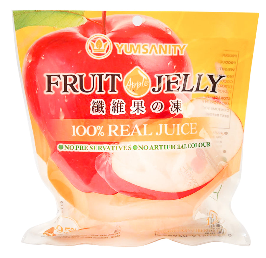 YUMSANITY FRUIT JELLY APPLE 316G