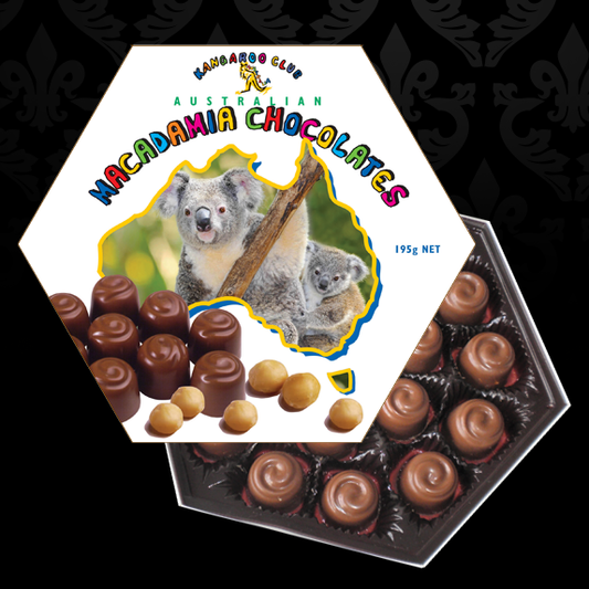 CMA Kangaroo Club Macadamia Chocolates 195g *3