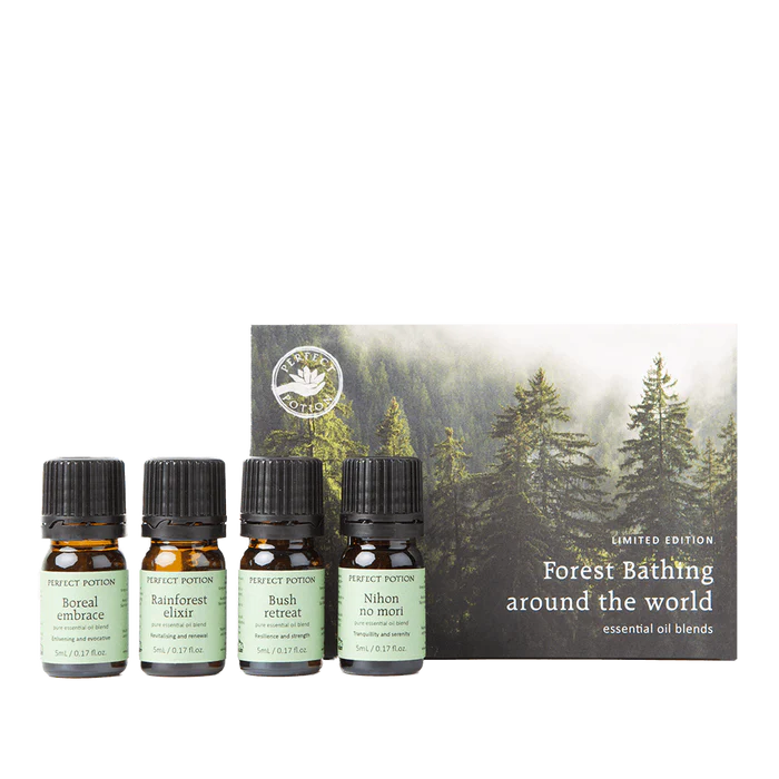 Perfect Potion Forest Bathing Around the World Essential Oil Blends Kit