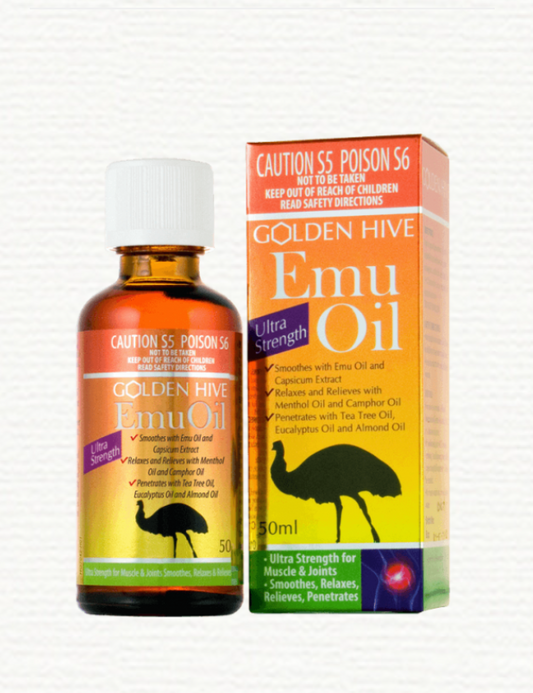 Golden Hive Emu Oil 50ml Ultra Strength