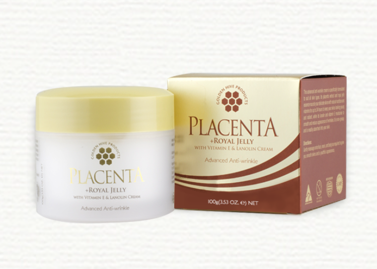 Golden Hive Placenta +Royal Jelly with Vitamin E & Lanolin Cream