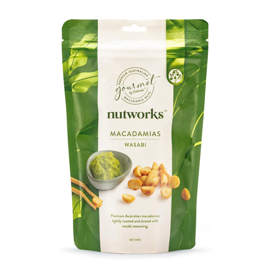 Nut Works Wasabi Macadamias 200g