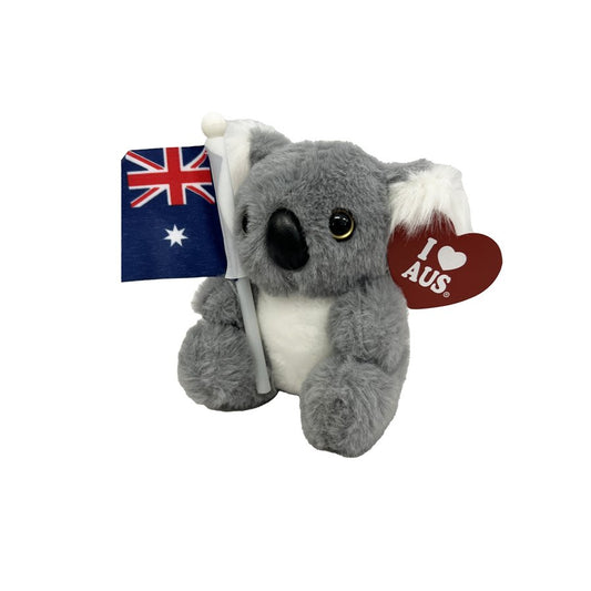 Australian Souvenir 12cm  Kola with Flag