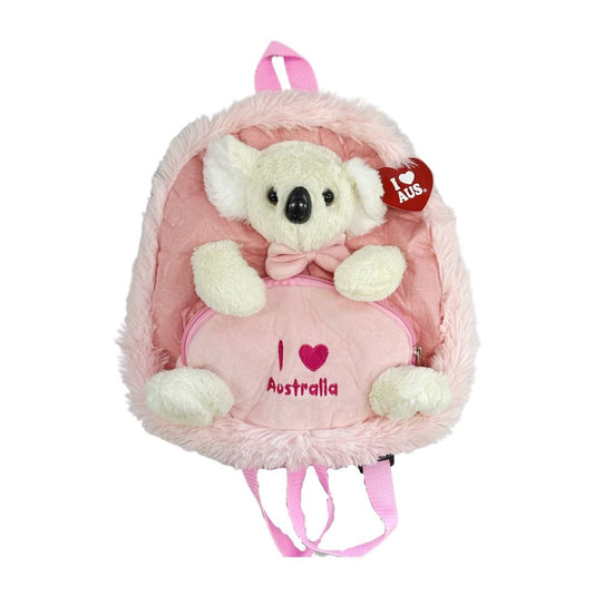 Australian Souvenir Koala pink backpack front bag