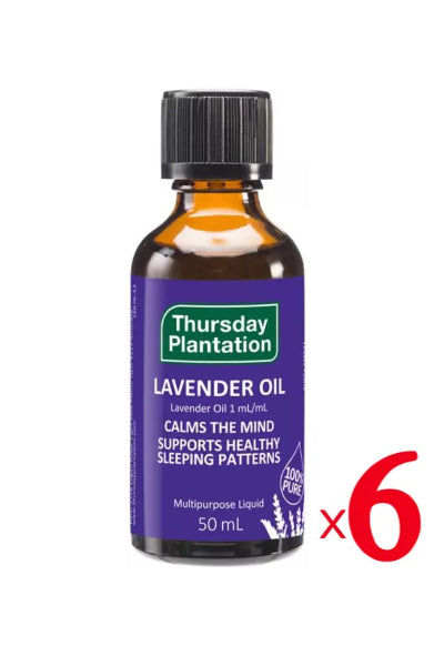 Thursday Plantation Lavender Oil 100% Pure 50ml *6