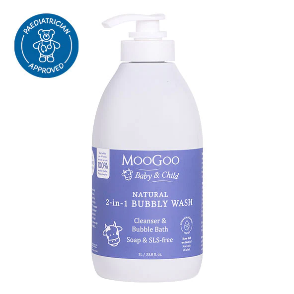 Moogoo 2-in-1 Bubbly Wash 1L